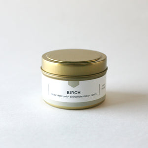 
                  
                    BIRCH 4 oz Travel Tin Soy Candle - Vacant Wheel
                  
                