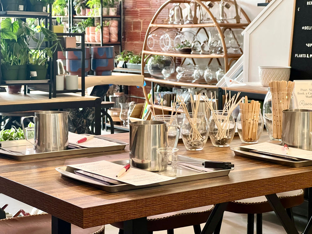 Wax + Wine | 2nd Friday, Monthly Candle Pouring Event in Midtown OKC