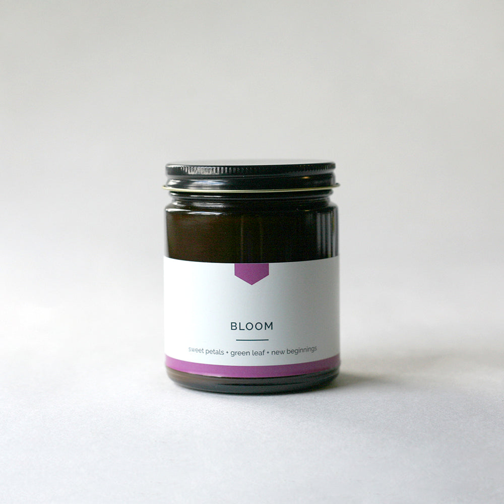 BLOOM Amber Love Soy Candle - Vacant Wheel